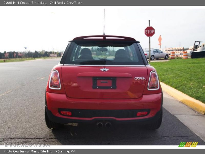 Chili Red / Grey/Black 2008 Mini Cooper S Hardtop