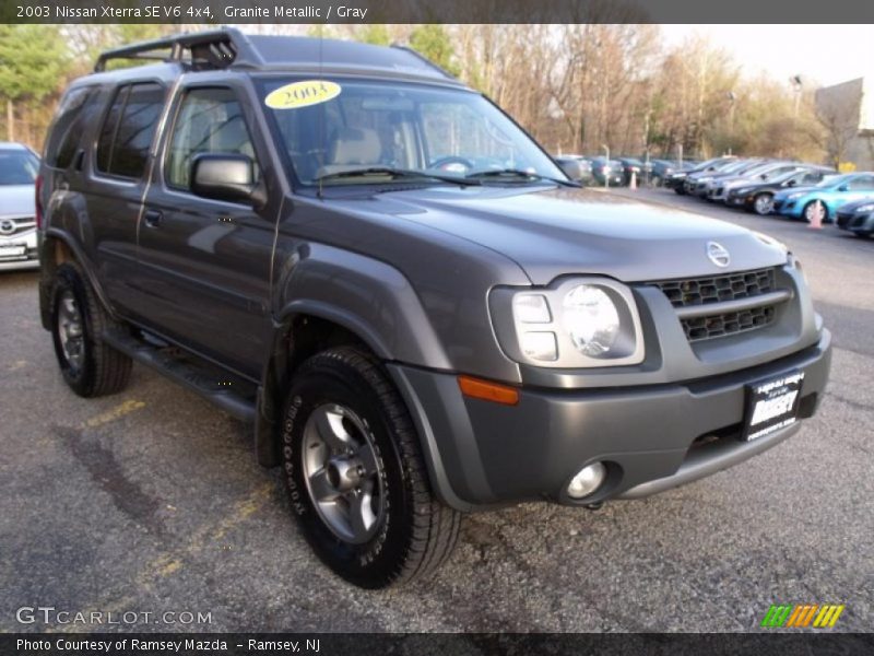 Granite Metallic / Gray 2003 Nissan Xterra SE V6 4x4