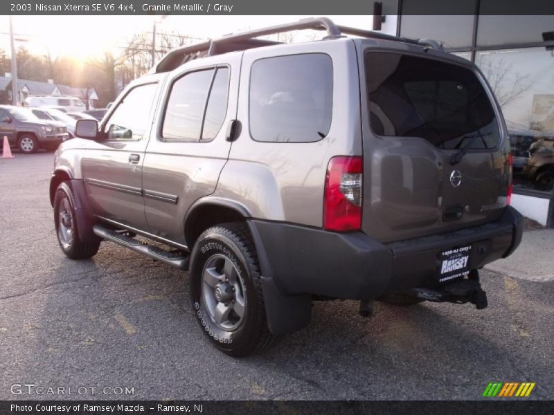 Granite Metallic / Gray 2003 Nissan Xterra SE V6 4x4