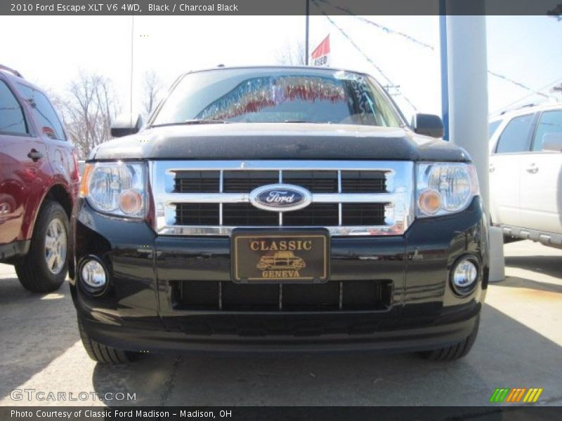 Black / Charcoal Black 2010 Ford Escape XLT V6 4WD