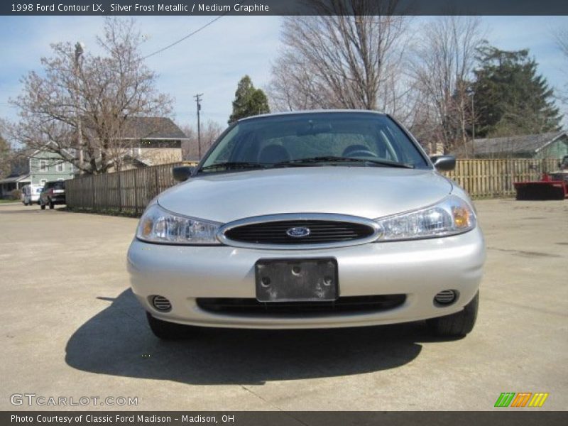 Silver Frost Metallic / Medium Graphite 1998 Ford Contour LX
