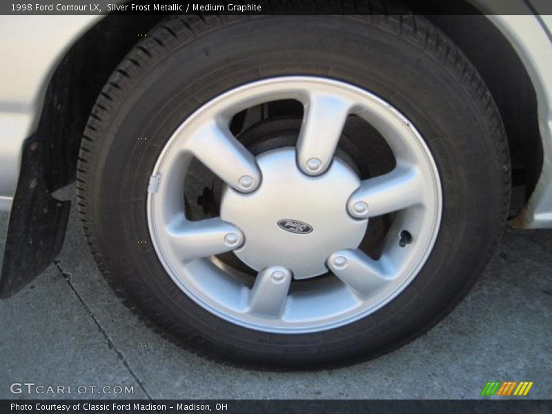 Silver Frost Metallic / Medium Graphite 1998 Ford Contour LX