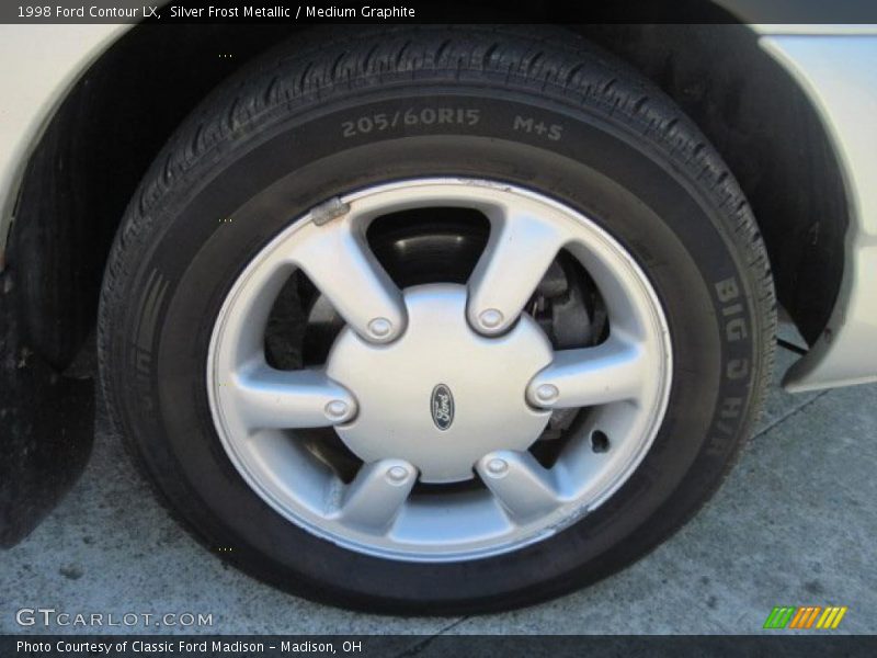 Silver Frost Metallic / Medium Graphite 1998 Ford Contour LX