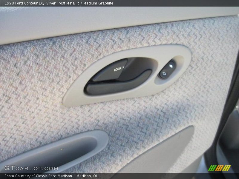 Silver Frost Metallic / Medium Graphite 1998 Ford Contour LX