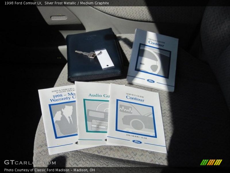 Silver Frost Metallic / Medium Graphite 1998 Ford Contour LX