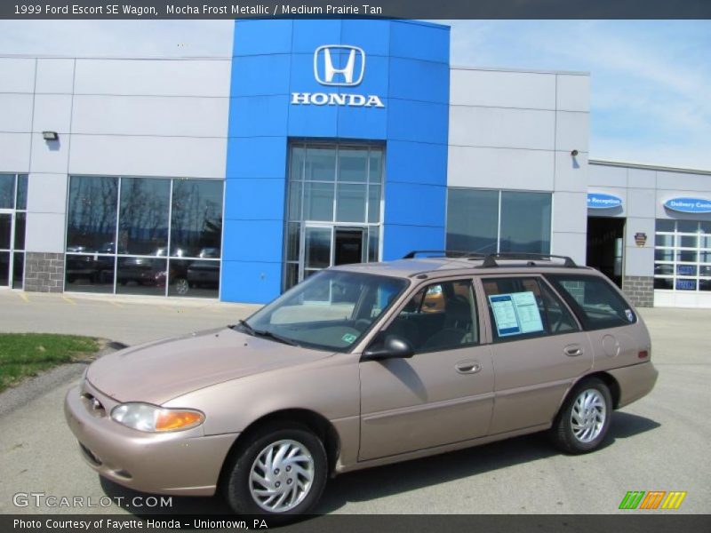 Mocha Frost Metallic / Medium Prairie Tan 1999 Ford Escort SE Wagon