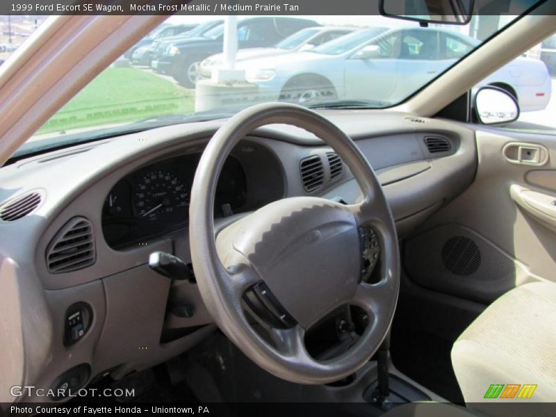 Mocha Frost Metallic / Medium Prairie Tan 1999 Ford Escort SE Wagon