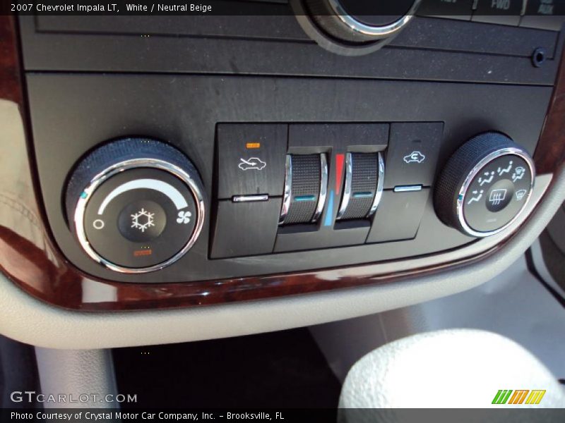 White / Neutral Beige 2007 Chevrolet Impala LT