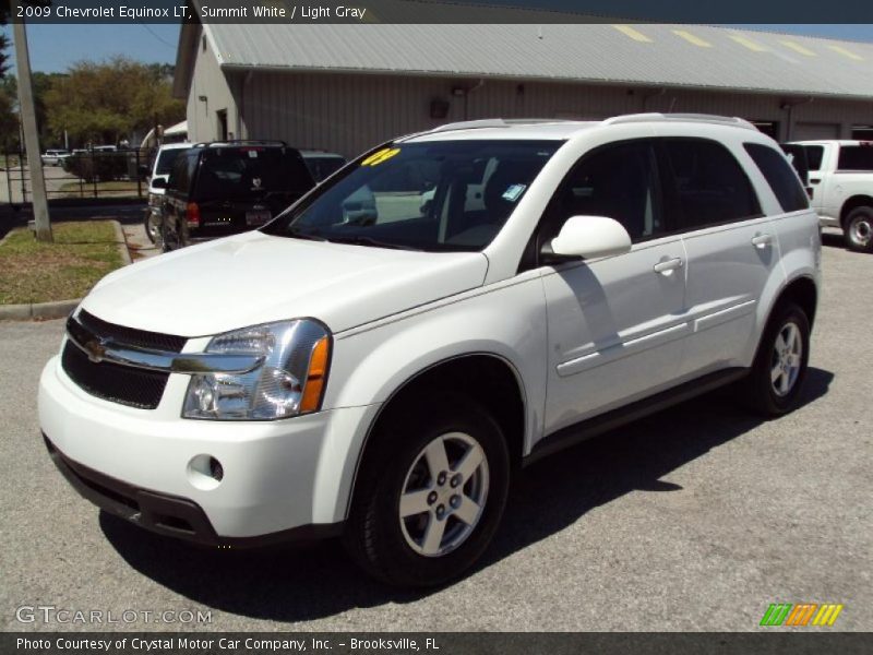 Summit White / Light Gray 2009 Chevrolet Equinox LT