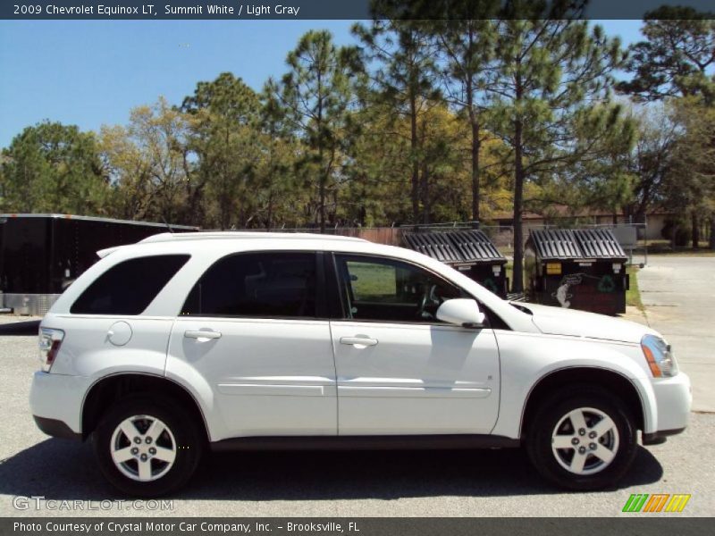 Summit White / Light Gray 2009 Chevrolet Equinox LT