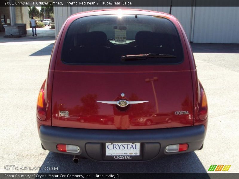 Inferno Red Pearl / Taupe/Pearl Beige 2001 Chrysler PT Cruiser Limited