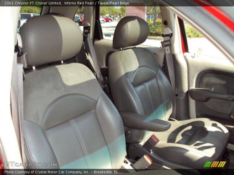 Inferno Red Pearl / Taupe/Pearl Beige 2001 Chrysler PT Cruiser Limited
