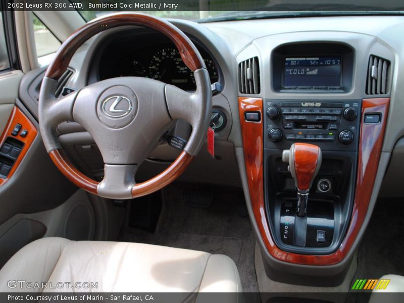 Burnished Gold Metallic / Ivory 2002 Lexus RX 300 AWD