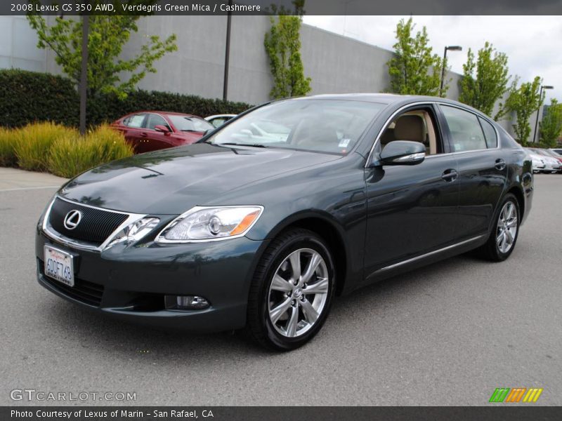 Verdegris Green Mica / Cashmere 2008 Lexus GS 350 AWD