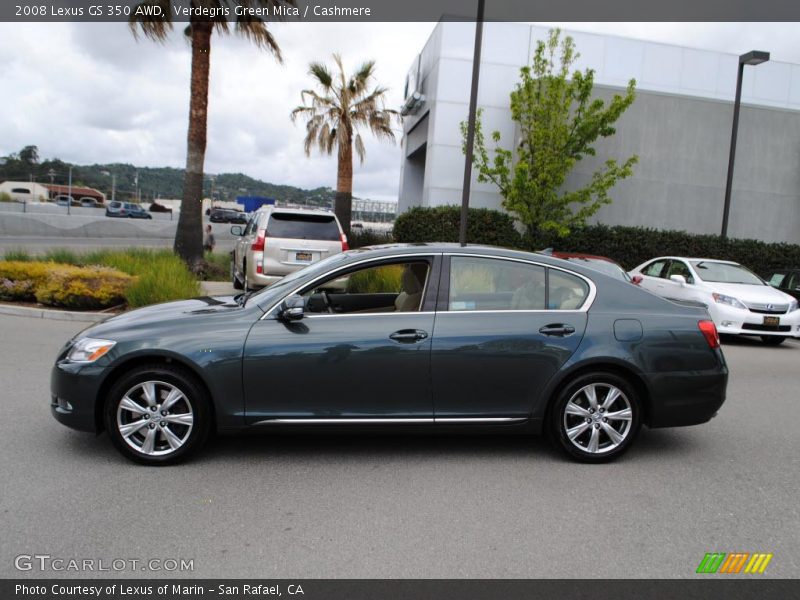 Verdegris Green Mica / Cashmere 2008 Lexus GS 350 AWD
