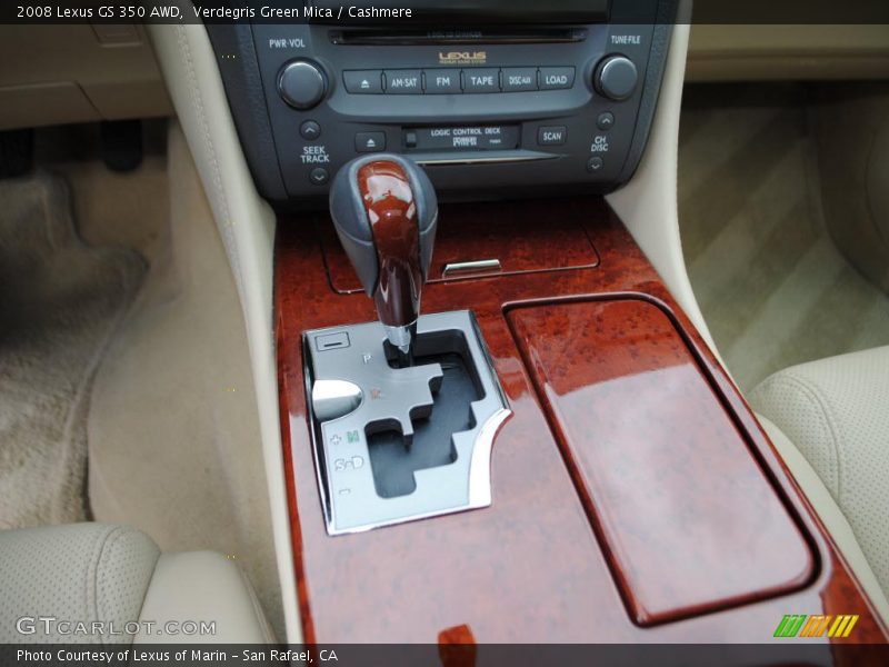 Verdegris Green Mica / Cashmere 2008 Lexus GS 350 AWD