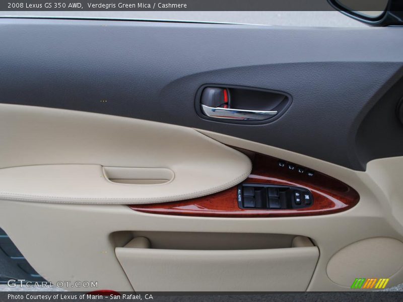 Verdegris Green Mica / Cashmere 2008 Lexus GS 350 AWD