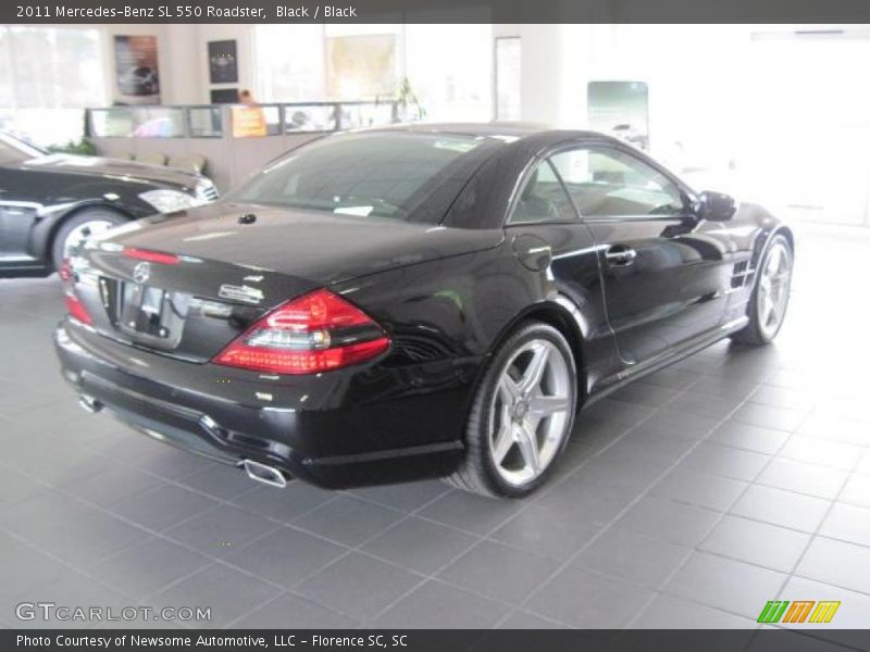 Black / Black 2011 Mercedes-Benz SL 550 Roadster