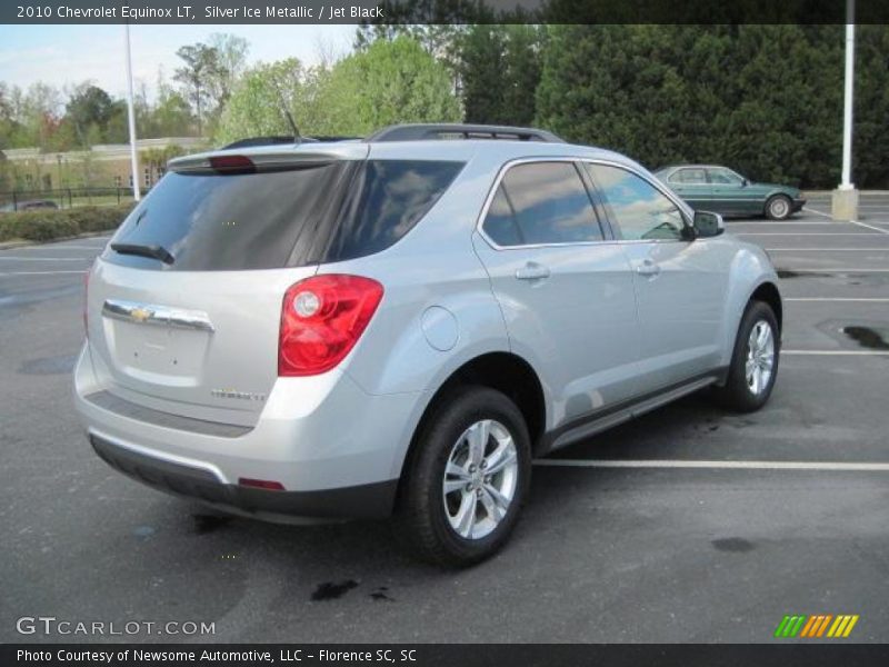 Silver Ice Metallic / Jet Black 2010 Chevrolet Equinox LT