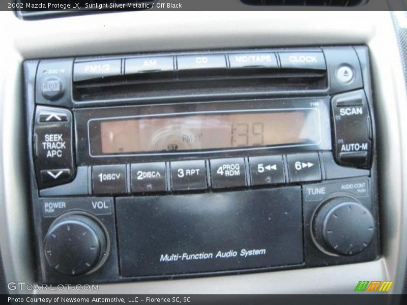Sunlight Silver Metallic / Off Black 2002 Mazda Protege LX