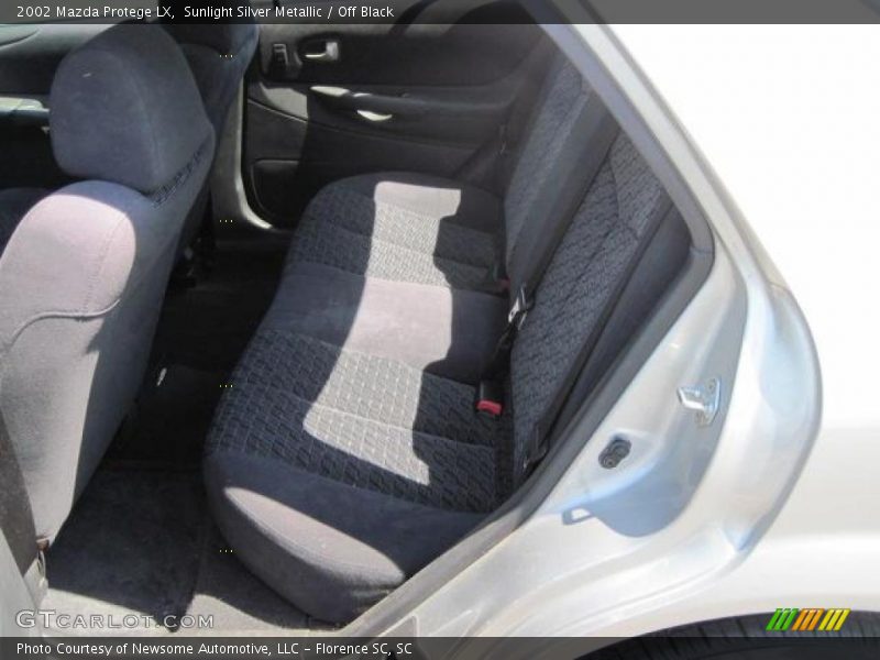 Sunlight Silver Metallic / Off Black 2002 Mazda Protege LX