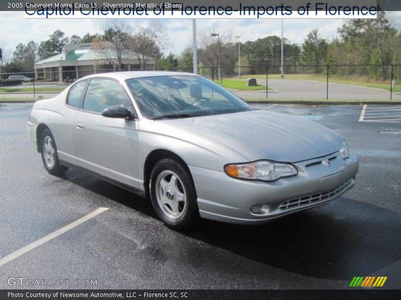 Silverstone Metallic / Ebony 2005 Chevrolet Monte Carlo LS