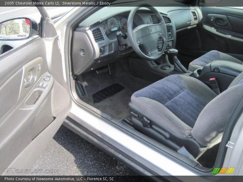 Silverstone Metallic / Ebony 2005 Chevrolet Monte Carlo LS