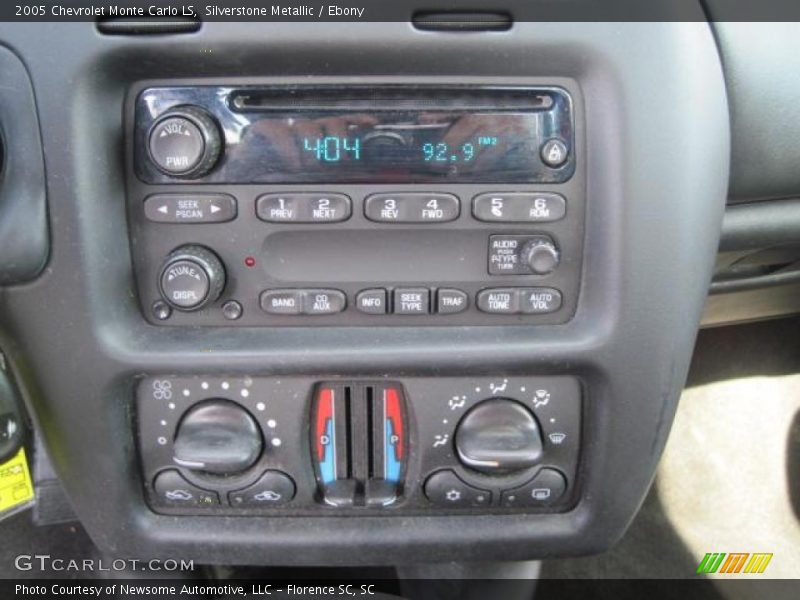 Silverstone Metallic / Ebony 2005 Chevrolet Monte Carlo LS