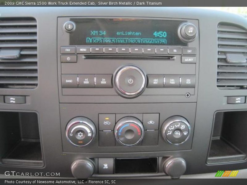 Silver Birch Metallic / Dark Titanium 2009 GMC Sierra 1500 Work Truck Extended Cab