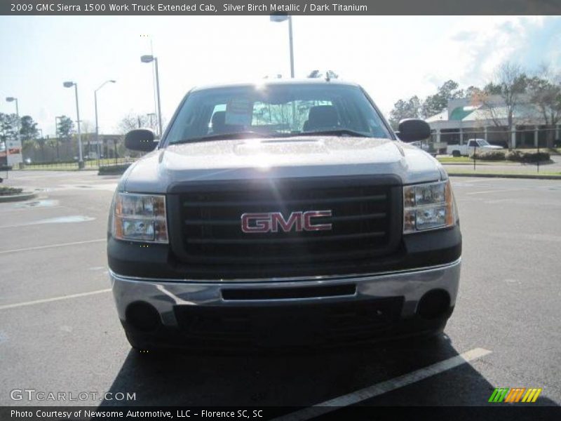 Silver Birch Metallic / Dark Titanium 2009 GMC Sierra 1500 Work Truck Extended Cab