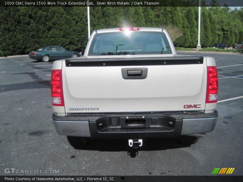 Silver Birch Metallic / Dark Titanium 2009 GMC Sierra 1500 Work Truck Extended Cab