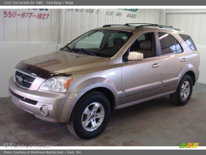 Gold Beige / Beige 2003 Kia Sorento EX 4WD