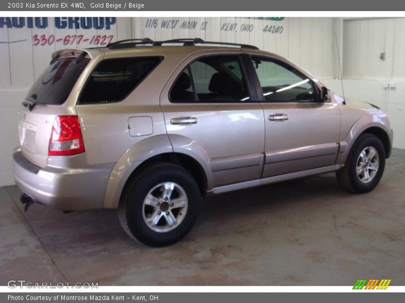 Gold Beige / Beige 2003 Kia Sorento EX 4WD