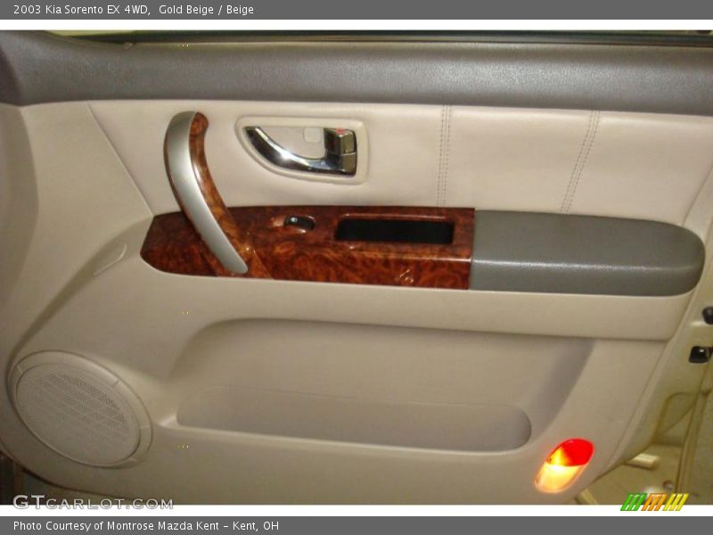 Gold Beige / Beige 2003 Kia Sorento EX 4WD