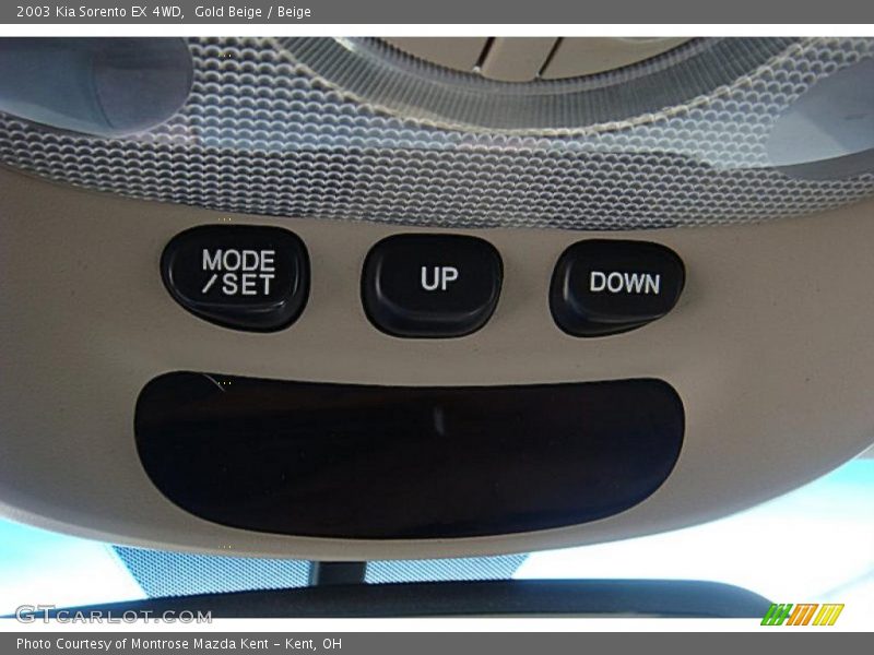Gold Beige / Beige 2003 Kia Sorento EX 4WD