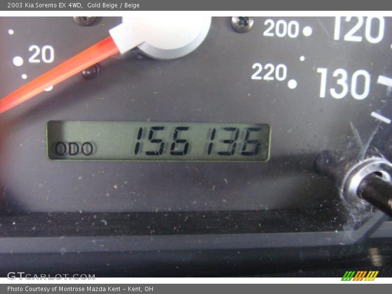 Gold Beige / Beige 2003 Kia Sorento EX 4WD