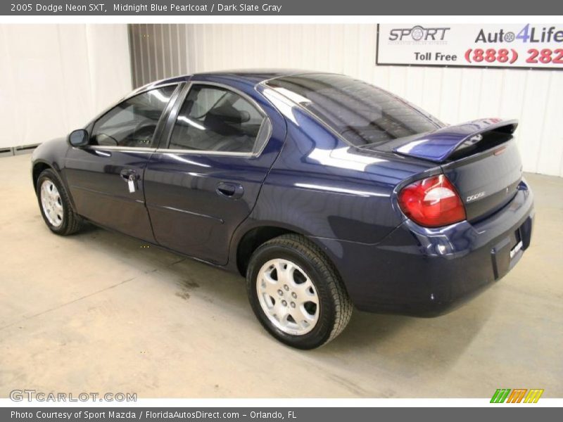 Midnight Blue Pearlcoat / Dark Slate Gray 2005 Dodge Neon SXT