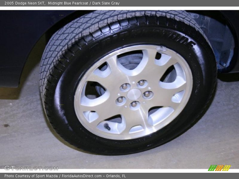 Midnight Blue Pearlcoat / Dark Slate Gray 2005 Dodge Neon SXT