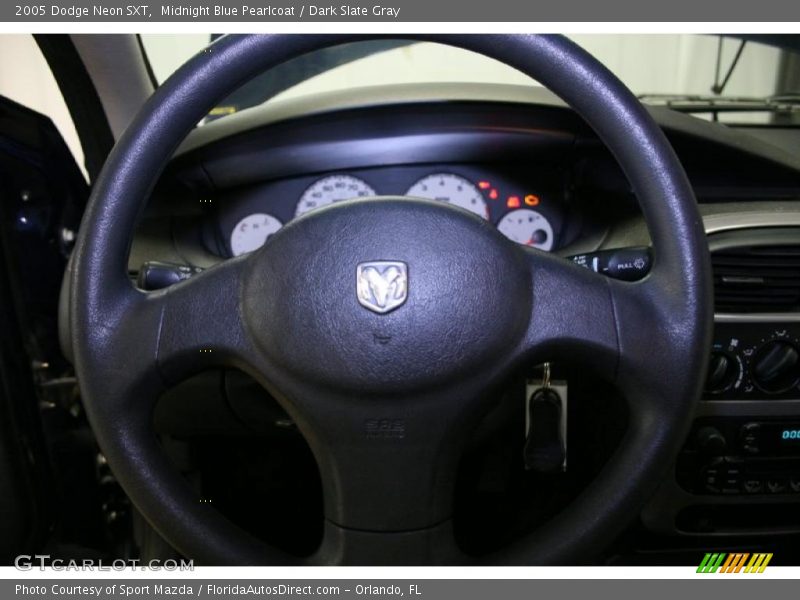Midnight Blue Pearlcoat / Dark Slate Gray 2005 Dodge Neon SXT