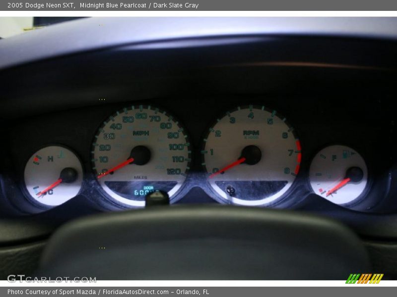 Midnight Blue Pearlcoat / Dark Slate Gray 2005 Dodge Neon SXT