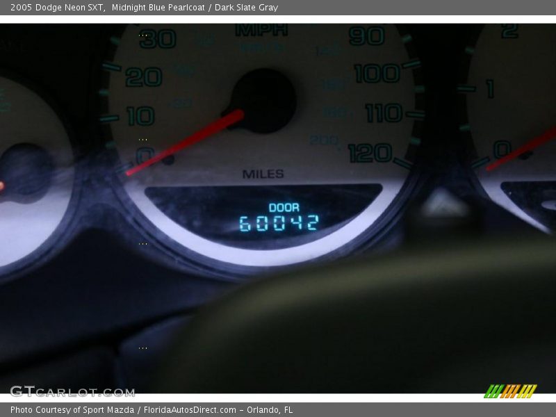 Midnight Blue Pearlcoat / Dark Slate Gray 2005 Dodge Neon SXT