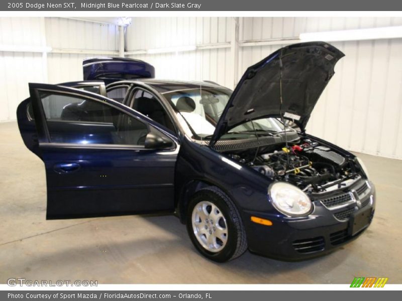 Midnight Blue Pearlcoat / Dark Slate Gray 2005 Dodge Neon SXT