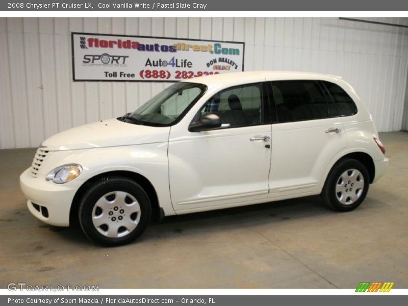 Cool Vanilla White / Pastel Slate Gray 2008 Chrysler PT Cruiser LX