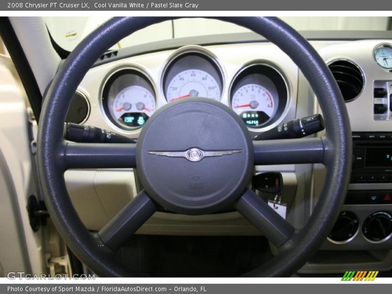 Cool Vanilla White / Pastel Slate Gray 2008 Chrysler PT Cruiser LX
