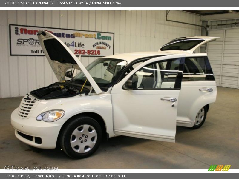 Cool Vanilla White / Pastel Slate Gray 2008 Chrysler PT Cruiser LX