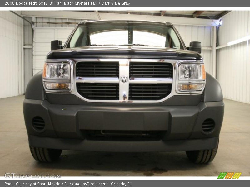Brilliant Black Crystal Pearl / Dark Slate Gray 2008 Dodge Nitro SXT