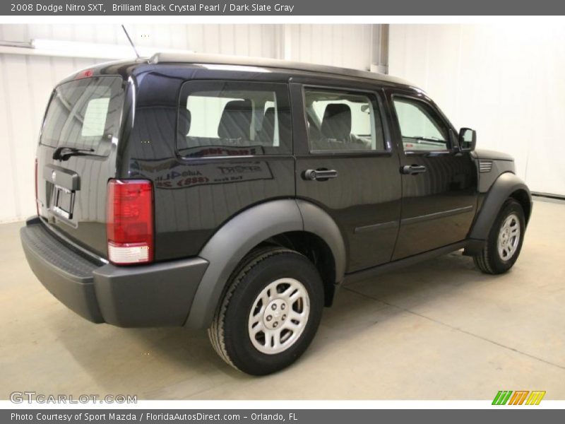 Brilliant Black Crystal Pearl / Dark Slate Gray 2008 Dodge Nitro SXT