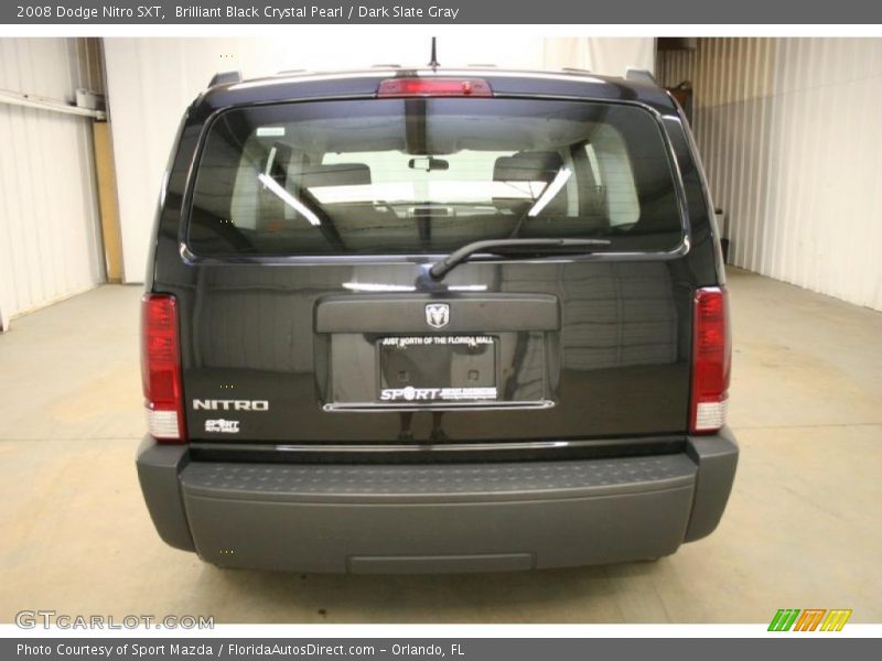 Brilliant Black Crystal Pearl / Dark Slate Gray 2008 Dodge Nitro SXT