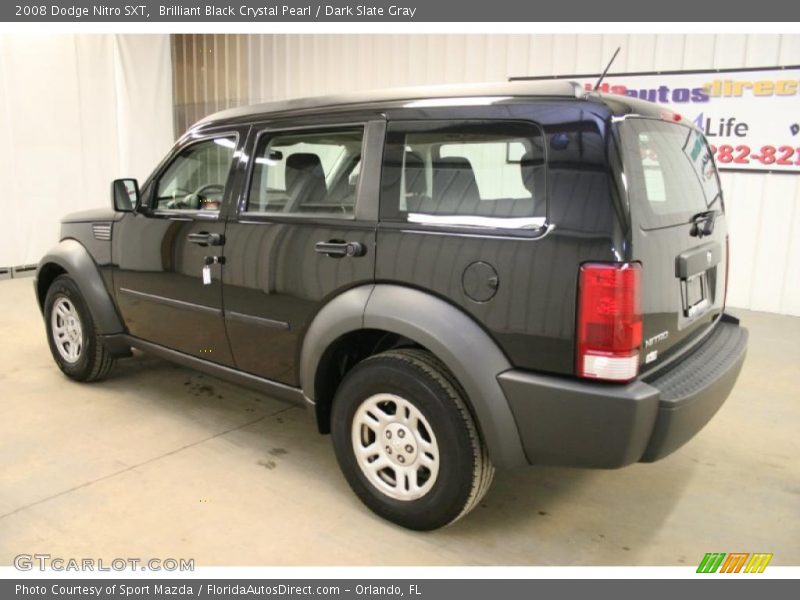 Brilliant Black Crystal Pearl / Dark Slate Gray 2008 Dodge Nitro SXT