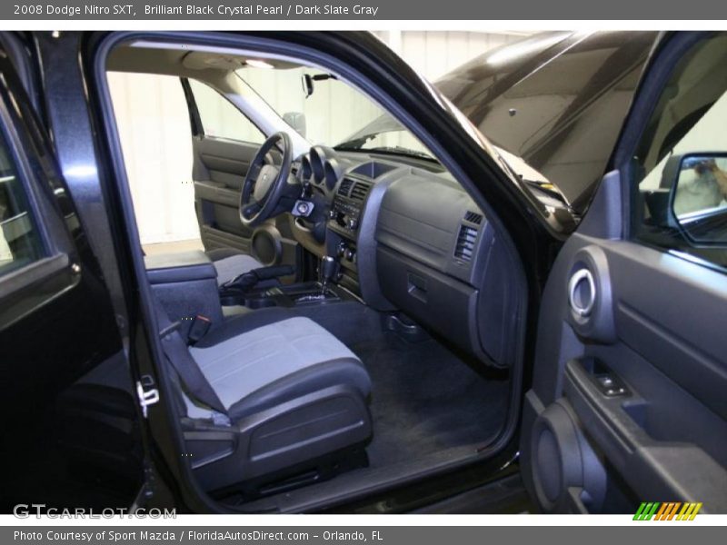 Brilliant Black Crystal Pearl / Dark Slate Gray 2008 Dodge Nitro SXT